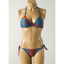 SALINAS - Maillot de bain 2 pièces bleu en polyamide - Femme - Taille 36 - Modz
