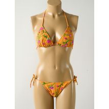 SALINAS - Maillot de bain 2 pièces orange en polyamide - Femme - Taille 40 - Modz
