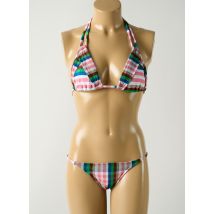 SALINAS - Maillot de bain 2 pièces rose en polyamide - Femme - Taille 38 - Modz
