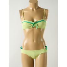 SALINAS - Maillot de bain 2 pièces vert en polyamide - Femme - Taille 38 - Modz