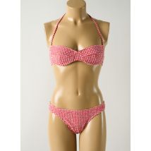 SALINAS - Maillot de bain 2 pièces rouge en polyamide - Femme - Taille 40 - Modz