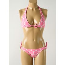 SALINAS - Maillot de bain 2 pièces rose en polyamide - Femme - Taille 38 - Modz
