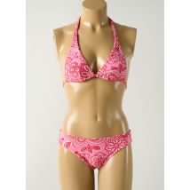 SALINAS - Maillot de bain 2 pièces rose en polyamide - Femme - Taille 38 - Modz