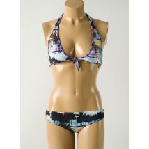 SALINAS - Maillot de bain 2 pièces violet en polyamide - Femme - Taille 36 - Modz