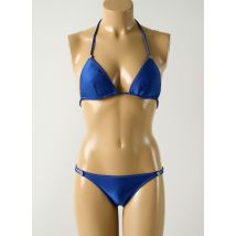SALINAS - Maillot de bain 2 pièces bleu en polyamide - Femme - Taille 38 - Modz