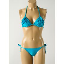 SALINAS - Maillot de bain 2 pièces bleu en polyamide - Femme - Taille 36 - Modz