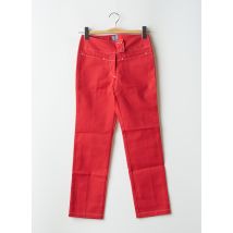 TIM BARGEOT - Pantalon slim rouge en polyester - Femme - Taille 34 - Modz