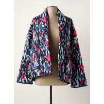 GRACE & MILA - Veste casual bleu en coton - Femme - Taille TU - Modz