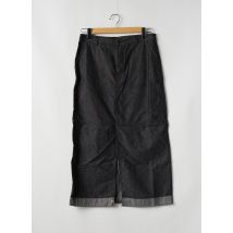 TEDDY SMITH - Jupe longue noir en coton - Femme - Taille W33 - Modz