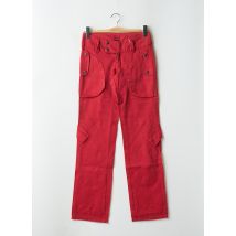 BE YOU K - Pantalon cargo rouge en coton - Femme - Taille 36 - Modz