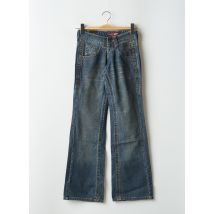 BLEND SHE - Jeans bootcut bleu en coton - Femme - Taille W25 - Modz