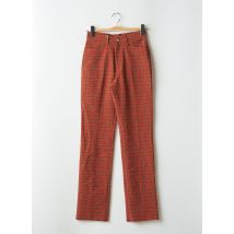 BONAVENTURE - Pantalon slim rouge en polyester - Femme - Taille 36 - Modz