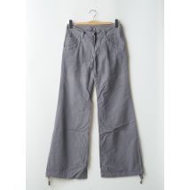 CIMARRON - Pantalon flare gris en coton - Femme - Taille W31 - Modz