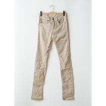 HELLS BELLS - Pantalon slim beige en coton - Femme - Taille W24 - Modz