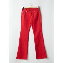 LA BRIGADA INTERNACIONAL - Pantalon flare rouge en polyester - Femme - Taille 36 - Modz