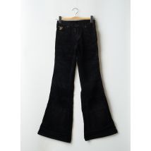 LOIS - Pantalon flare noir en coton - Femme - Taille W28 - Modz