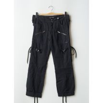 PHARD - Pantalon cargo noir en coton - Femme - Taille 40 - Modz