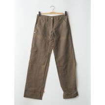 SESSUN - Pantalon droit vert en coton - Femme - Taille 34 - Modz