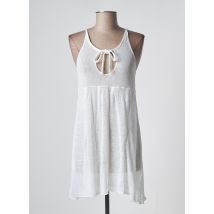 KILL DEAL - Robe mi-longue blanc en lin - Femme - Taille 36 - Modz