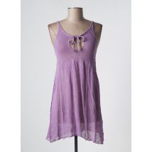 KILL DEAL - Robe de plage violet en lin - Femme - Taille 36 - Modz