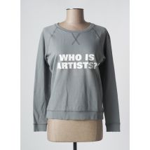 ARTISTS - Sweat-shirt gris en coton - Femme - Taille 36 - Modz