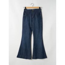BE YOU K - Jean coupe flare bleu en coton - Femme - Taille 36 - Modz