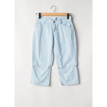 BLEND SHE - Pantacourt bleu en coton - Femme - Taille 36 - Modz