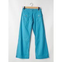 BSA - Pantalon flare bleu en coton - Femme - Taille 36 - Modz