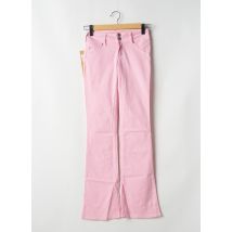 CIMARRON - Pantalon flare rose en coton - Femme - Taille W26 - Modz
