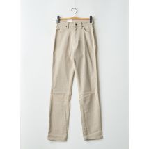 LEE - Pantalon droit beige en coton - Femme - Taille TU - Modz