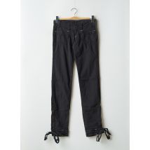 LE TEMPS DES CERISES - Pantalon droit noir en coton - Femme - Taille W27 - Modz