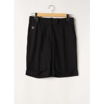 SECTION URBAINE - Bermuda noir en coton - Femme - Taille 38 - Modz