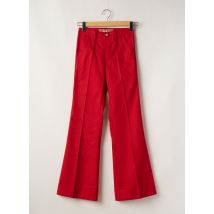 FREEMAN T.PORTER - Pantalon flare rouge en polyester - Femme - Taille W25 - Modz