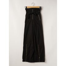 CHEYENNE - Pantalon droit noir en coton - Femme - Taille W24 - Modz