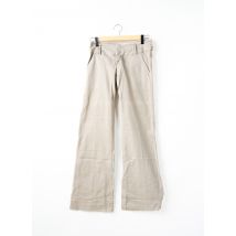 BE YOU K - Pantalon droit gris en coton - Femme - Taille W30 - Modz
