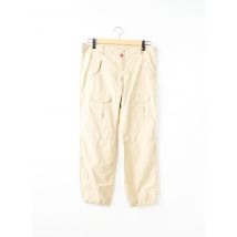 BE YOU K - Pantalon cargo beige en coton - Femme - Taille 42 - Modz