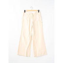 CIMARRON - Pantalon flare beige en lin - Femme - Taille W32 - Modz