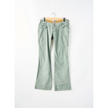 55 DSL - Pantalon flare vert en coton - Femme - Taille W32 - Modz
