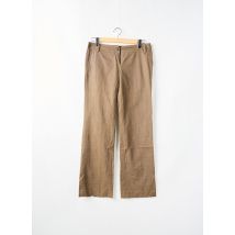 ESPRIT - Pantalon chino marron en coton - Femme - Taille 42 - Modz