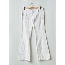FREEMAN T.PORTER - Pantalon flare blanc en coton - Femme - Taille W32 - Modz