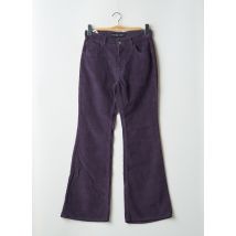 FREEMAN T.PORTER - Pantalon flare violet en coton - Femme - Taille W29 - Modz
