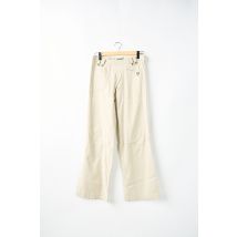 KANA BEACH - Pantalon flare beige en chanvre - Femme - Taille 42 - Modz