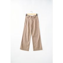 KULTE - Pantalon flare marron en polyester - Femme - Taille 34 - Modz