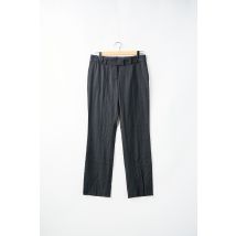 LOLA - Pantalon chino gris en laine vierge - Femme - Taille 42 - Modz