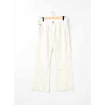 MOGUL - Pantalon flare beige en lin - Femme - Taille W31 - Modz