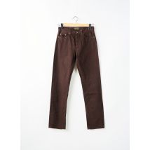 REDWOOD - Jeans coupe slim marron en coton - Homme - Taille 40 - Modz
