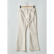 SCHOOL RAG - Jeans bootcut beige en coton - Femme - Taille W32 - Modz