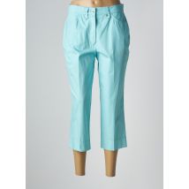 FRANK EDEN - Pantacourt bleu en coton - Femme - Taille 40 - Modz