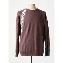 SPLIT - Pull marron en laine - Homme - Taille XL - Modz