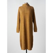 ICHI - Robe pull marron en acrylique - Femme - Taille 40 - Modz